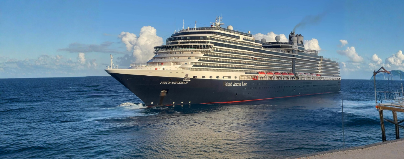 Holland America Nieuw Amsterdam sailing to Anchorage, Alaska for another voyage through Inside Passage